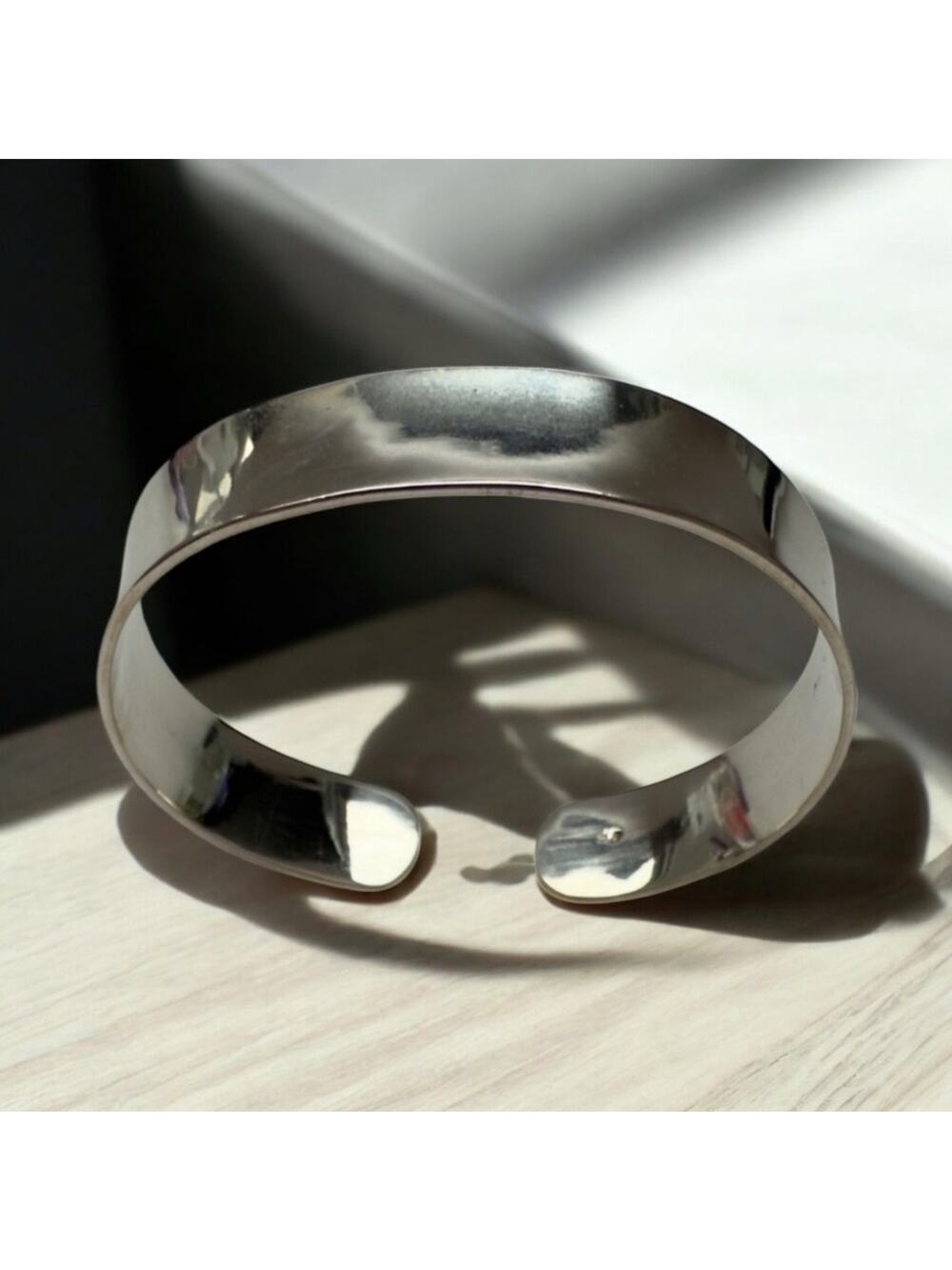 NWT- Cest Beau 1872 Essential Cuff 1/2" Silver Bracelet